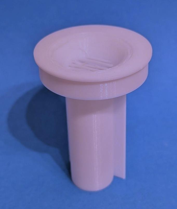 Funnel siphon / funnel trap for boiler to reduce noise at night