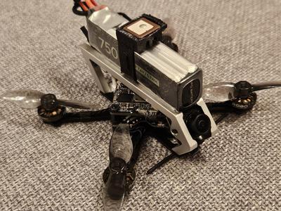 YMZFPV Lightning 2 Battery and GPS mount