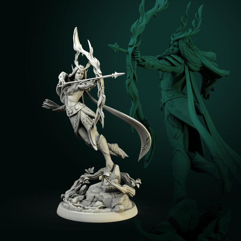 Niel Elven Queen 32mm and 75mm pre-supported