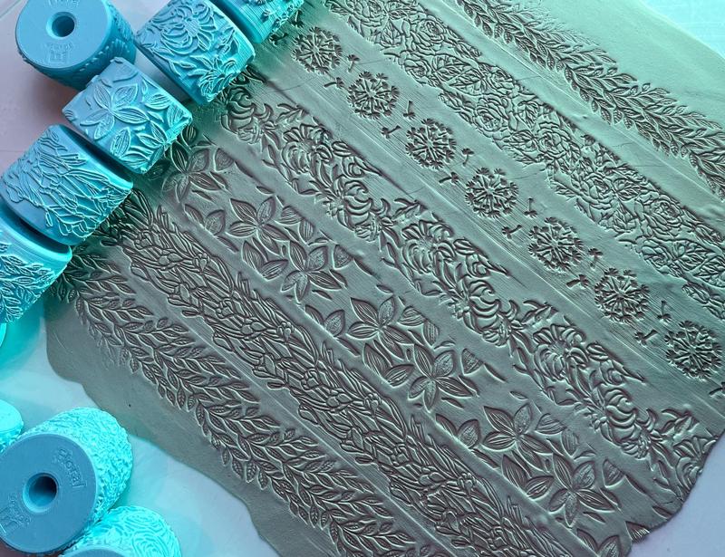 Texture Rollers — Floral Patterns