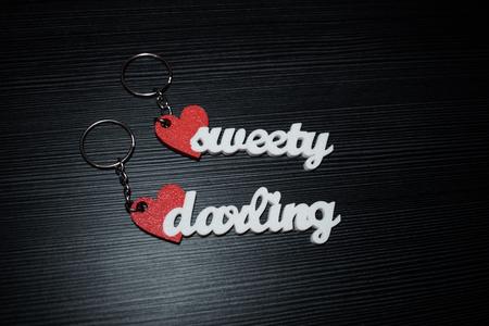 Valentine keychain