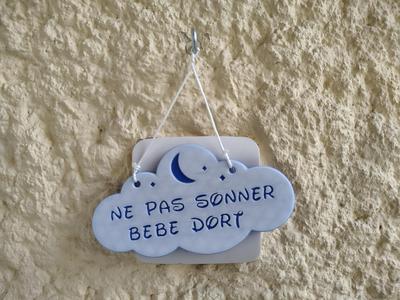 Bébé Dort - Sign