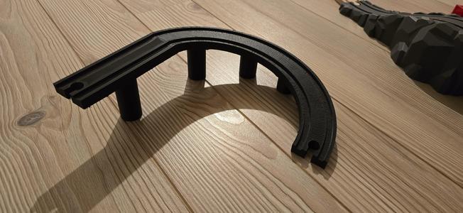 Spiral Train Track