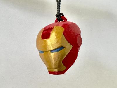 Iron Man Head Keychain MMU