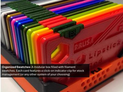 Customizable Filament Sample Swatch System