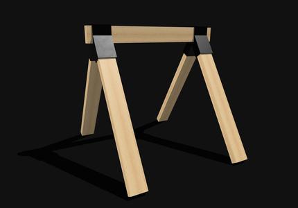 A-Frame Bracket for 2x4 "Sawhorse"