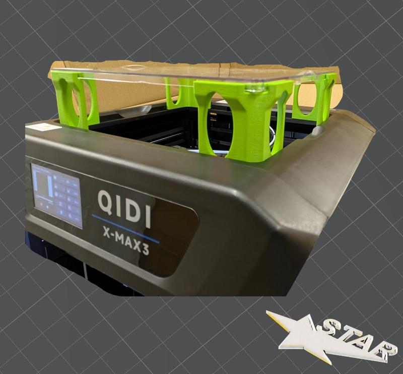 QIDI X-MAX 3 Deckelerhöhung / Lid Riser