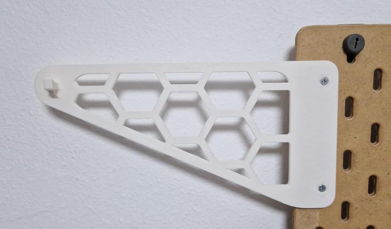 Off side hook for IKEA SKADIS