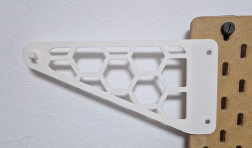 Off side hook for IKEA SKADIS