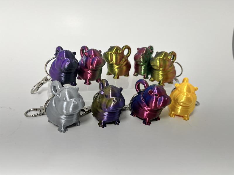 Moo Deng Keychain