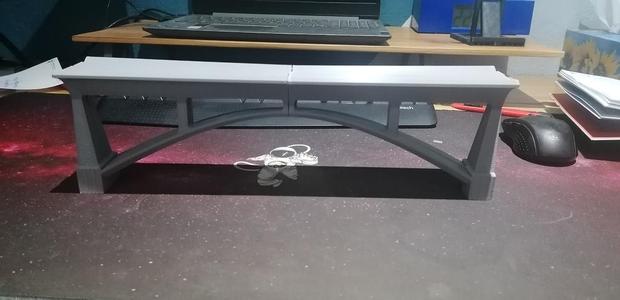 Model Train Concrete Arch Bridge - HO Scale