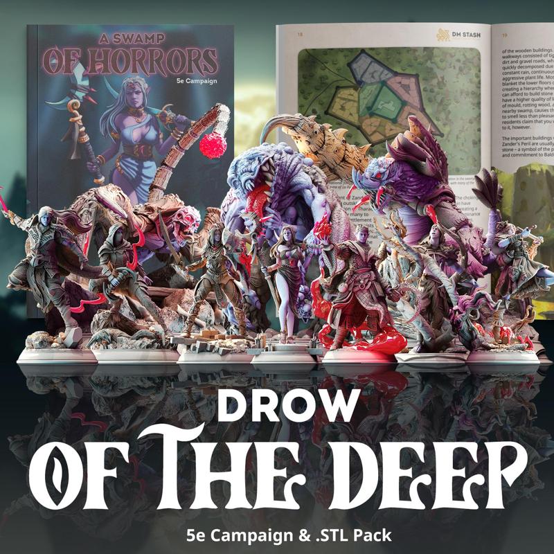 Drow of the Deep (DM Stash Aug '22 Bundle)