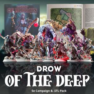 Drow of the Deep (DM Stash Aug '22 Bundle)