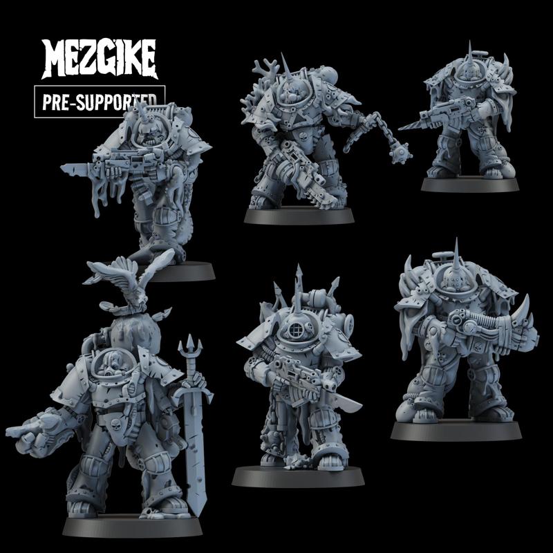 Dredge marines combat squad (pre-supported)