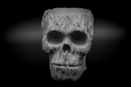Forest Spirit Skull Pot