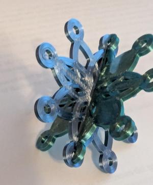 Slide Together Snowflake ornament