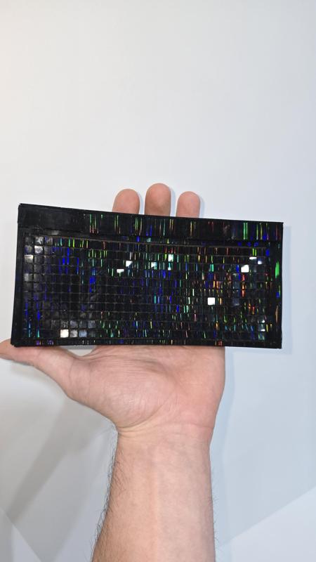 Large Square grid clutch 