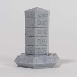 Crystal Clearance Tower & Tolerance Card