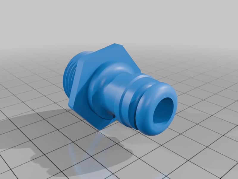 Shower hose thread with quick connect hose adapter