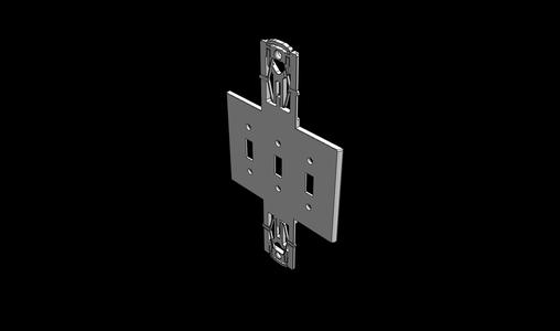 B32 - Three-Gang Double-Sided Toggle Switch Style WallPlateMate