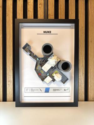 3D Printed Gaming Map - Inspired by "Nuke" - Fan Art