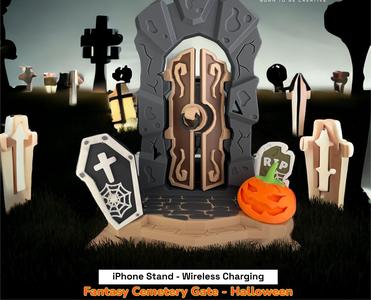 Halloween Portal Stand for your iPhone