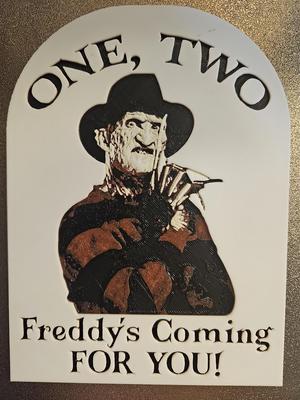 Gravestone Freddy Halloween Decoration