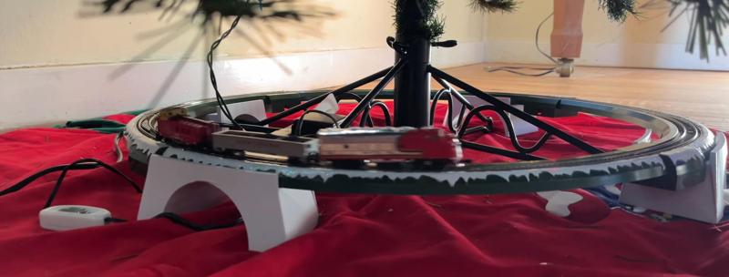 N gauge curved trestle