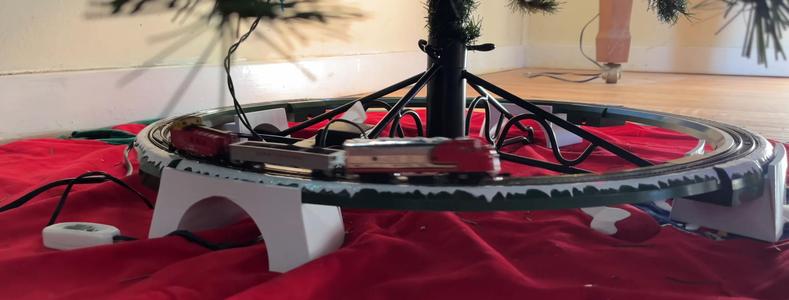 N gauge curved trestle