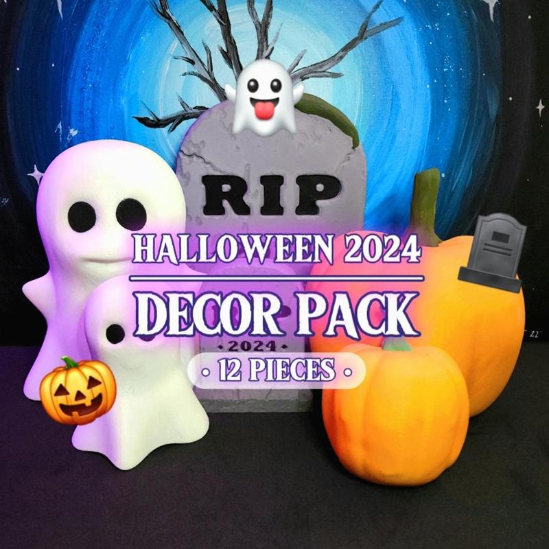12-Piece Halloween Decoration Super Bundle [ HALLOWEEN 2024 ]