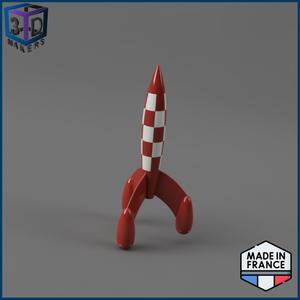 Tintin Rocket DIY Model Kit