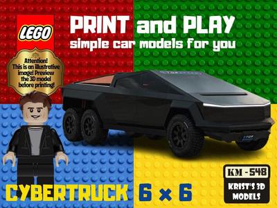 LEGO Tesla Cybertruck 6x6