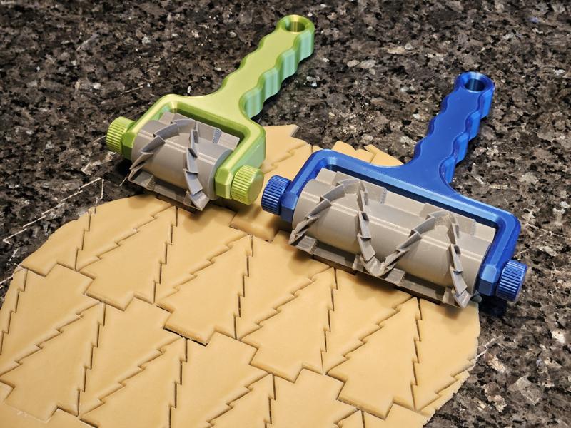 Xmas Tree Cookie Roller Cutter