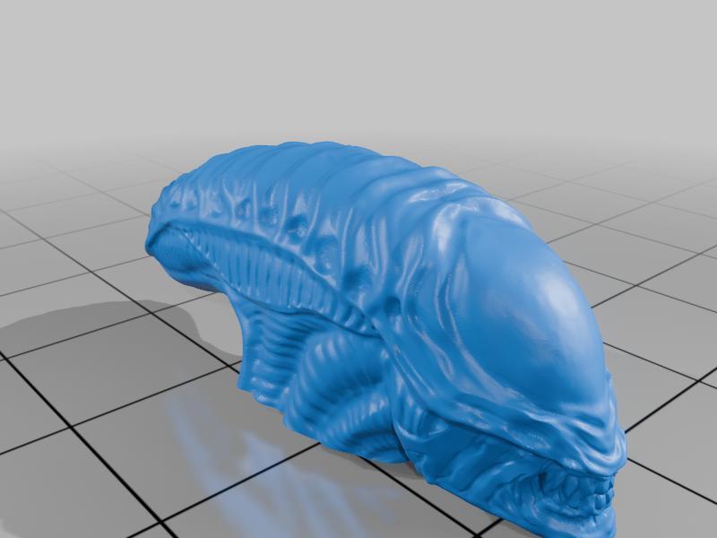Xenomorph Head for Micro Mini 13 Action Figure
