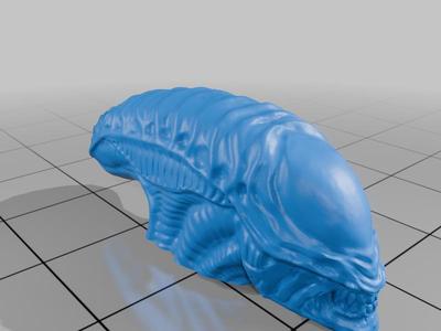 Xenomorph Head for Micro Mini 13 Action Figure