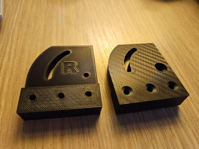 Hinges for teleprompter