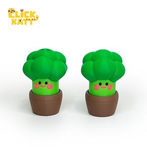 Broccoli - Clicker Fidget Toy Keychain