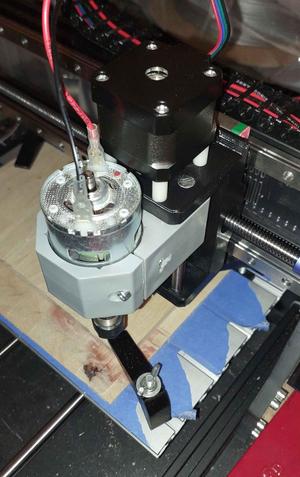 3018 PRO CNC linear rail Z mount