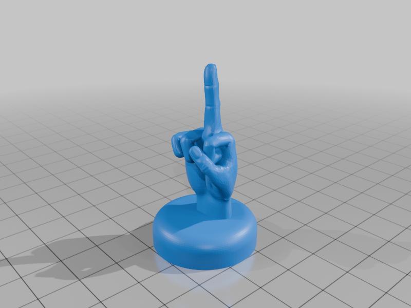 Z-achses middel finger