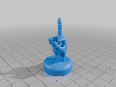 Z-achses middel finger