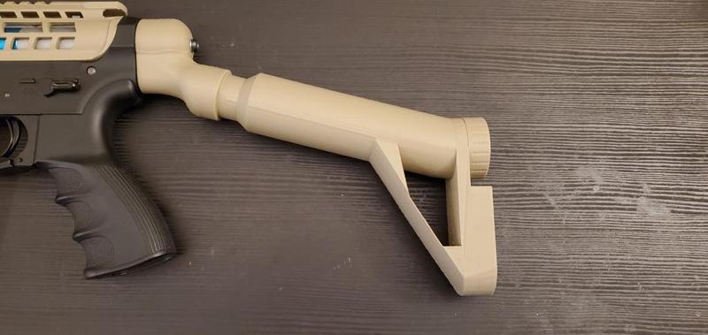 Airsoft Drop stock for G&G CM16