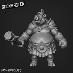 Pig Ogre - Spiked Club