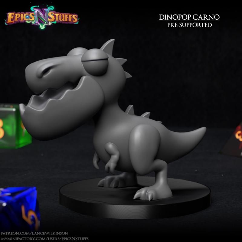 Dinopop - T-rex miniature - Pre-Supported
