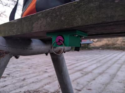 Geocache Pill Box Keychain Holder