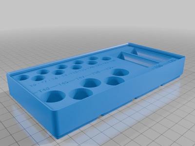 Gridfinity Bins for Lexivon Torx Master Set (Split)