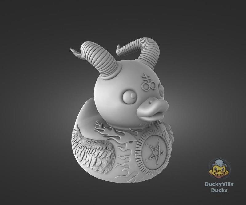 Beelzequack - the Satanic Duck - DuckVille Ducks