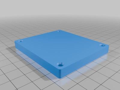 Case for simplex MMDVM Raspberry Pi 3A+, SCAD