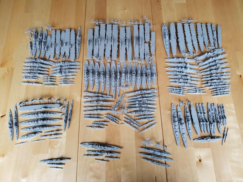 Miniature WWII Warship Complete Collection
