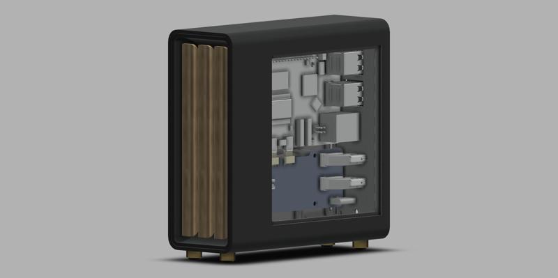 Fractal North Pi Case - Rear IO with Full Size HDMI