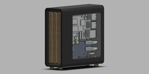 Fractal North Pi Case - Rear IO with Full Size HDMI